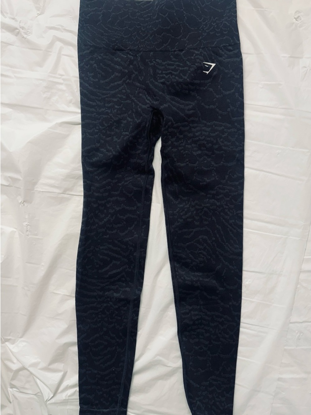 Gymshark Charcoal Black Subtle Animal-Print Leggings